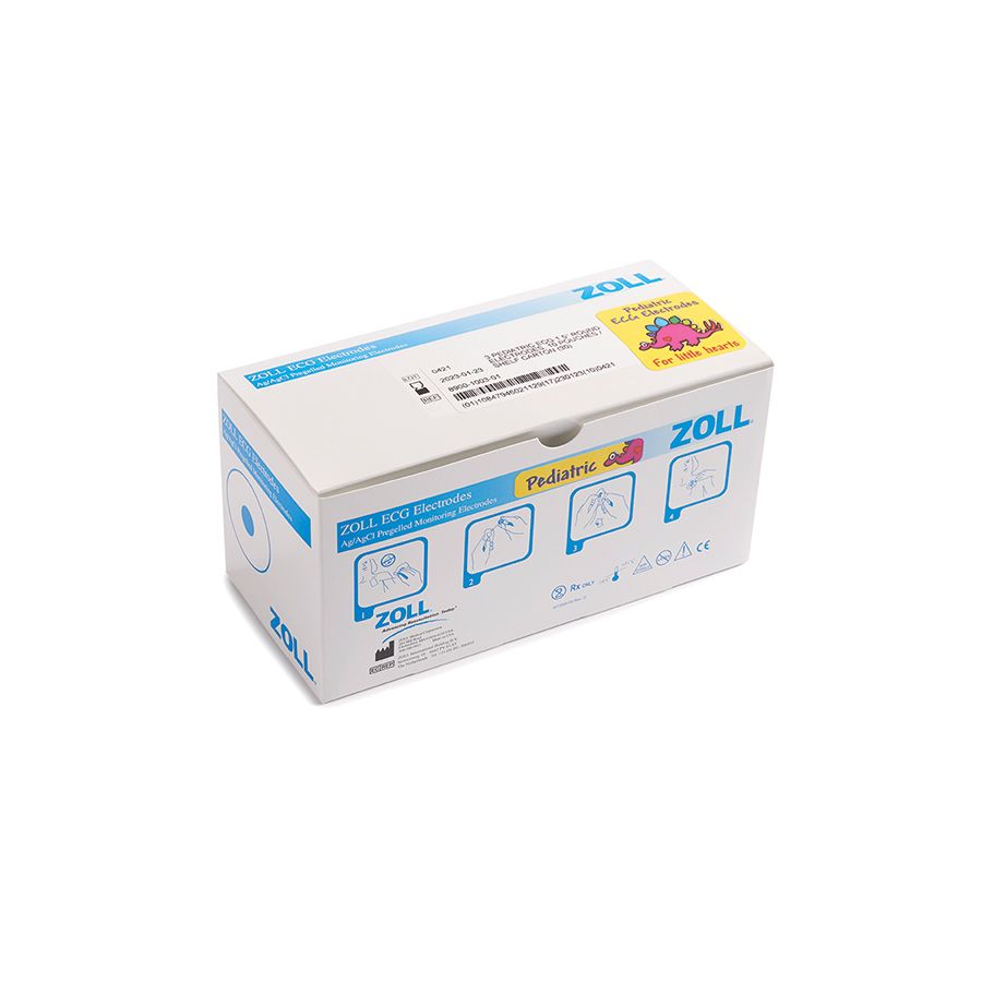 Zoll Pediatric ECG Electrodes 300 Case 8900-1003-01 Zoll Pediatric ECG Electrodes 300 Case 8900-1003-01
